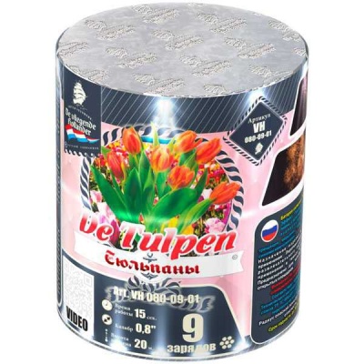 Тюльпаны Батарея салютов купить в Калуге | kaluga.salutsklad.ru