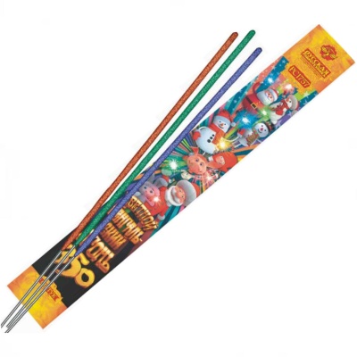 Цветной 350 мм. Бенгальские огни купить в Калуге | kaluga.salutsklad.ru