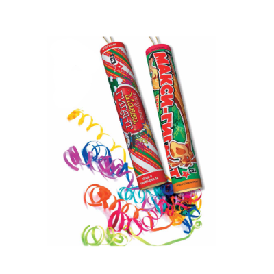 Макси-Гигант с серпантином Хлопушки купить в Калуге | kaluga.salutsklad.ru