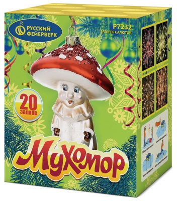 Мухомор Батарея салютов купить в Калуге | kaluga.salutsklad.ru